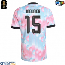 Moški Nogometni dresi Belgija Thomas Meunier #15 Gostujoči SP 2026 Kratek Rokav